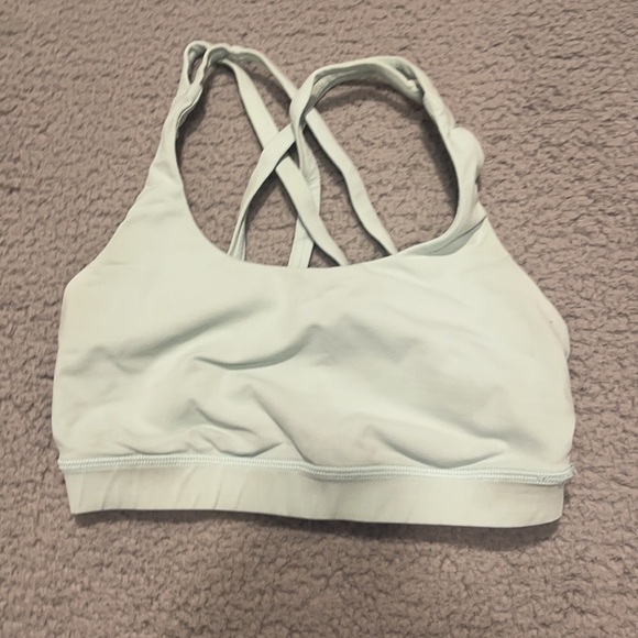Lululemon Energy Bra size 4 color mint green - Picture 3 of 5
